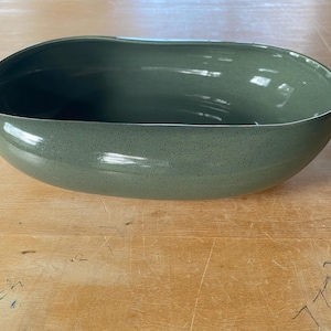 Russell Wright Cedar Green Vegetable Serving Bowl