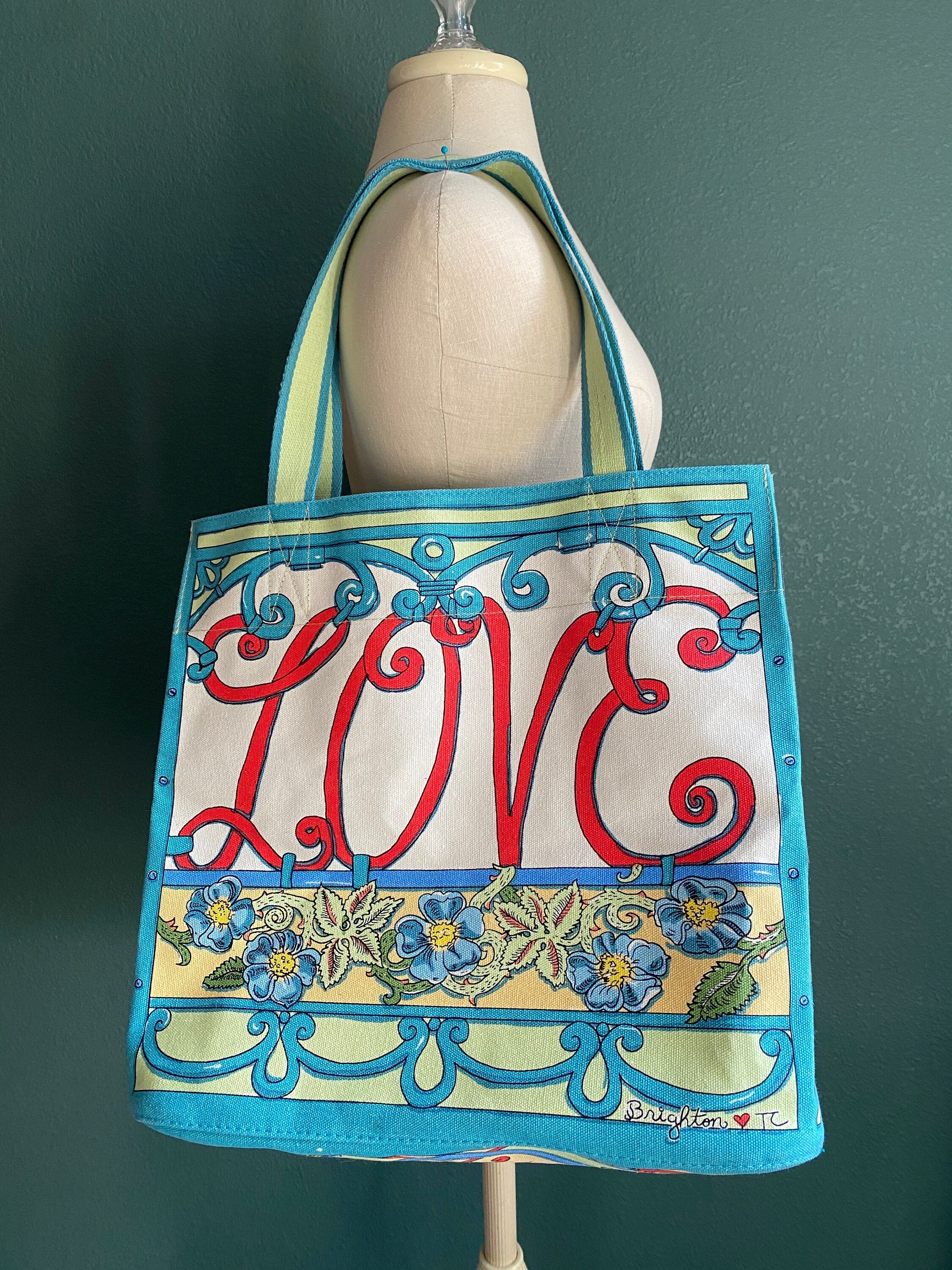 Brighton Love Tote Bag Brighton Love Valentines Brighton A Winter s Love Tote D30250