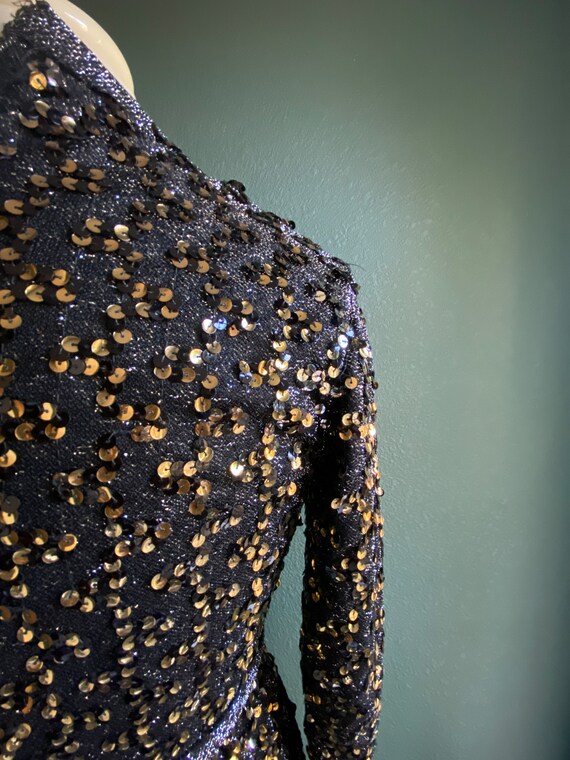 Vintage Fred Pearlburg Gown / Sequin Dress / Sequ… - image 8