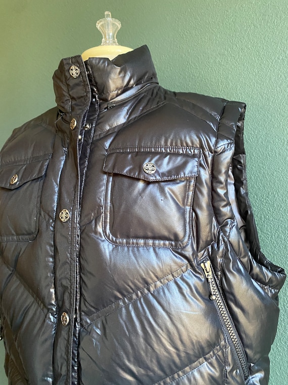 Vintage Harley Davidson Puffer Vest / Plack Vest /