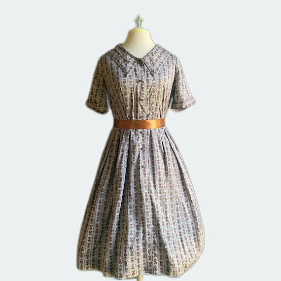 Vintage Authentic 1950's Swing Dress by Wildman O… - image 1