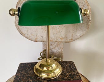 MINI 8 inch Bankers Lamp / Library Lamp / Kitchen Lamp