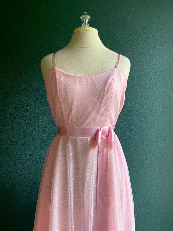 Vintage Barbie Dream Dress 1960's Swiss dot pink g