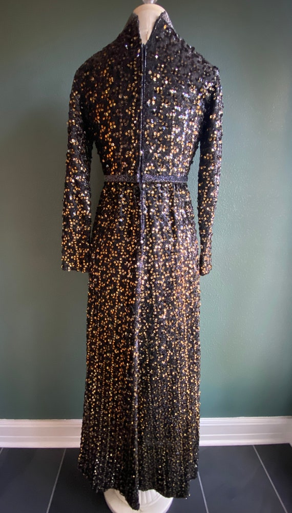 Vintage Fred Pearlburg Gown / Sequin Dress / Sequ… - image 6