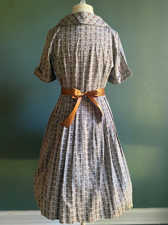 Vintage Authentic 1950's Swing Dress by Wildman O… - image 6