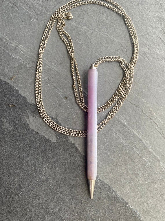 Vintage Mechanical Pencil Necklace made in Japan - image 1