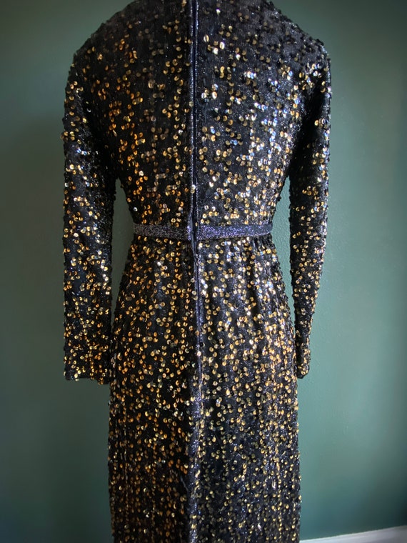 Vintage Fred Pearlburg Gown / Sequin Dress / Sequ… - image 7