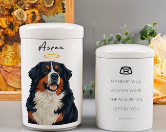 Haustier-Asche-Urne, personalisierte Hunde-Katzen-Denkmal, Beileid Geschenk