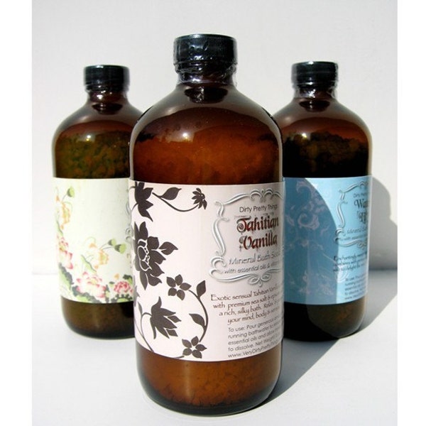 RESERVED for MELSTAC-Tahitian Vanilla Bath Soak in Take Out Container 