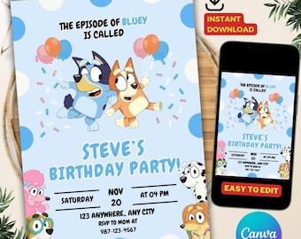Birthday Party Invitations - Etsy