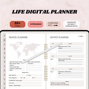 Digital Life Planner, Digital Planner, Goodnotes Planner, Ipad Planner, Notability Planner, Life Planner, Budget Planner, Hyperlinked Plan