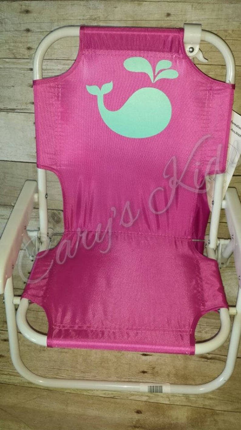 Toddler Childrens Beach Chair And Umbrella Monogrammed Personalized Pink Blue Purple Sand Water Toys Toys Games Kromasolcom