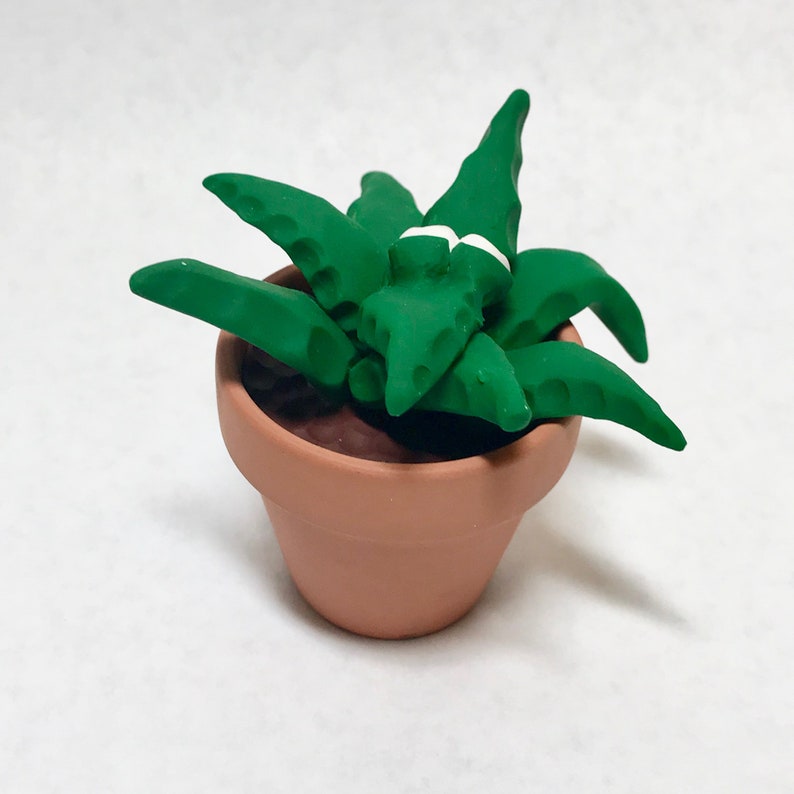 Clay Cactus Desk Buddy Quirky and Unique Gift Etsy