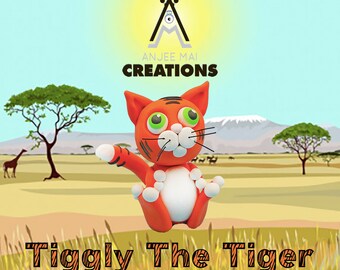 Tiggly the Tiger Clay Kit - Roar with Creativity and Make Your Own Fierce Companion!