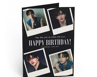 Bangchan Stray Kids Birthday Greeting Card: Kpop Stay Gift