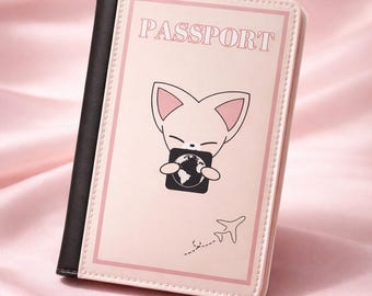 Stray Kids Wolf Chan Passport Cover: Kpop Travel Wallet, RFID Faux