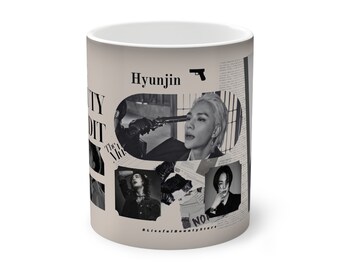 Hyunjin, Taza de Hyunjin, tazza Hyunjin, bambini randagi, regalo per STAY, Hyunjin, Best Friend Gif, 11 once