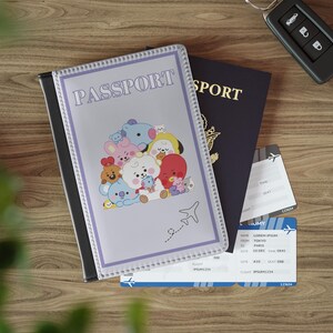 BT21 Passport Cover: Kpop ARMY Reisebrieftasche