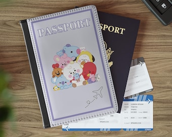 BT21 Passport Cover: Kpop ARMY Travel Wallet