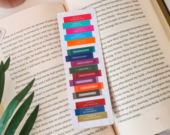 Sarah J Maas Universe Bookmark - Bookish Merch for Fantasy Readers  - Handmade Paper Bookmark