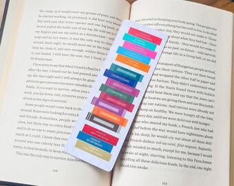 Sarah J Maas Universe Bookmark - Bookish Merch for Fantasy Readers  - Handmade Paper Bookmark