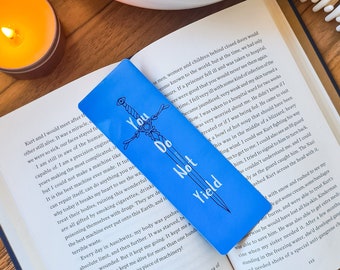 Fantasy Bookmark - You Do Not Yield - Bookish Merch