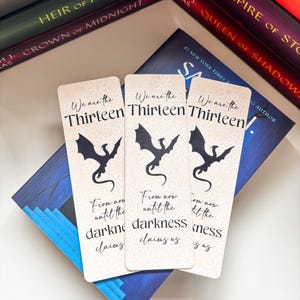 Throne of Glass The Thirteen Bookmark - Officially Licensed Sarah J Maas Bookish Merch - Handmade TOG Bookmark
