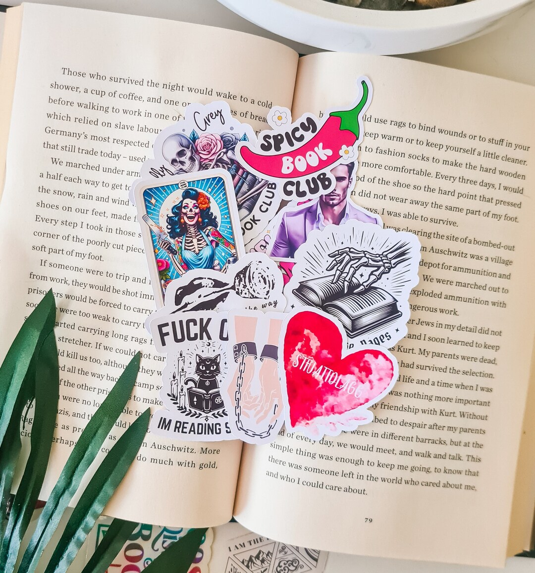 Smut & Dark Romance Bookish Sticker Bundle - 10 Kindle Stickers ...