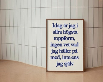 Svensk poster citat
