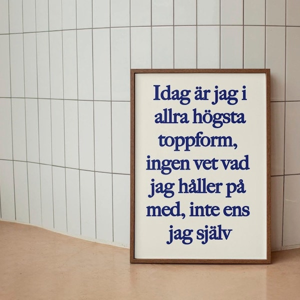 Svensk poster citat