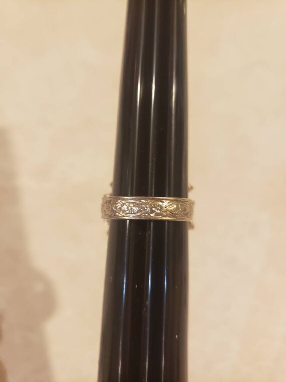 Adjustable Silver Statement Ring - image 5