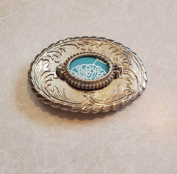 Interchangeable Upcycled Pyrex Silver Plate Belt … - image 7