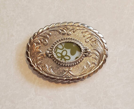 Interchangeable Upcycled Pyrex Silver Plate Belt … - image 6