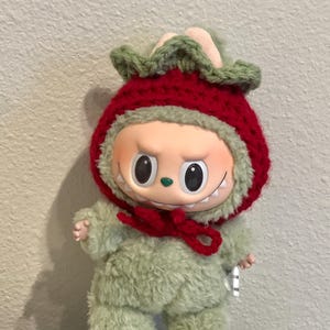 Crochet Tomato Labubu Hat Accessory Clothing