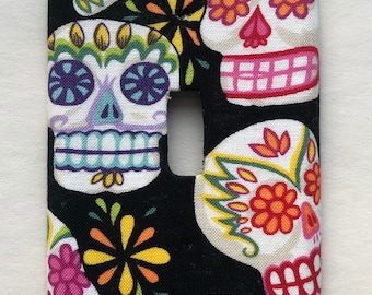 Decoración de Halloween, placa de interruptor de palanca individual, Día de los Muertos