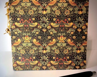 Hermoso libro hecho a mano, boda, celebración, libro de visitas, diario de arte, recuerdo, regalo.