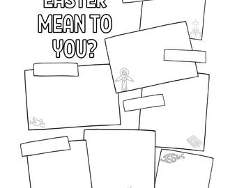 Hoja de reflexión sobre la Pascua basada en la fe para familias (Descarga digital)