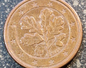 Moneda alemana de 1 céntimo de euro 2002 Letra J