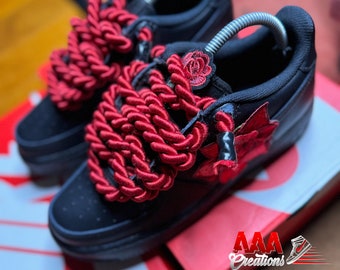 Rose Red Air Force 1s