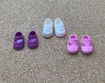 Lot of 3 vintage Little Kelly Chelsea doll shoes pairs, Dolls NOT included