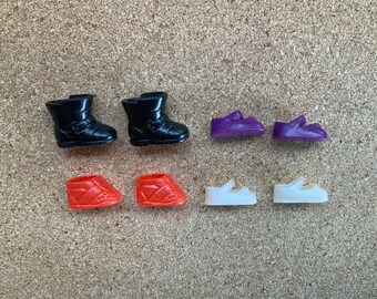 Lot of vintage Little Kelly Chelsea doll shoes 4 pairs