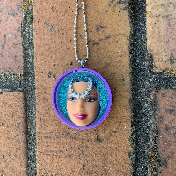 Doll Head Necklace Etsy
