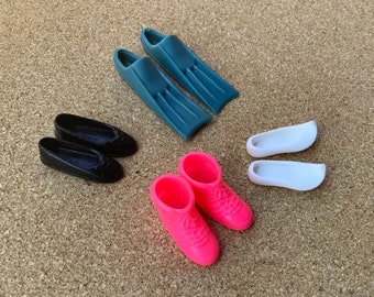 Lot of Stacie size doll shoes, 4 pairs, Dolls NOT included