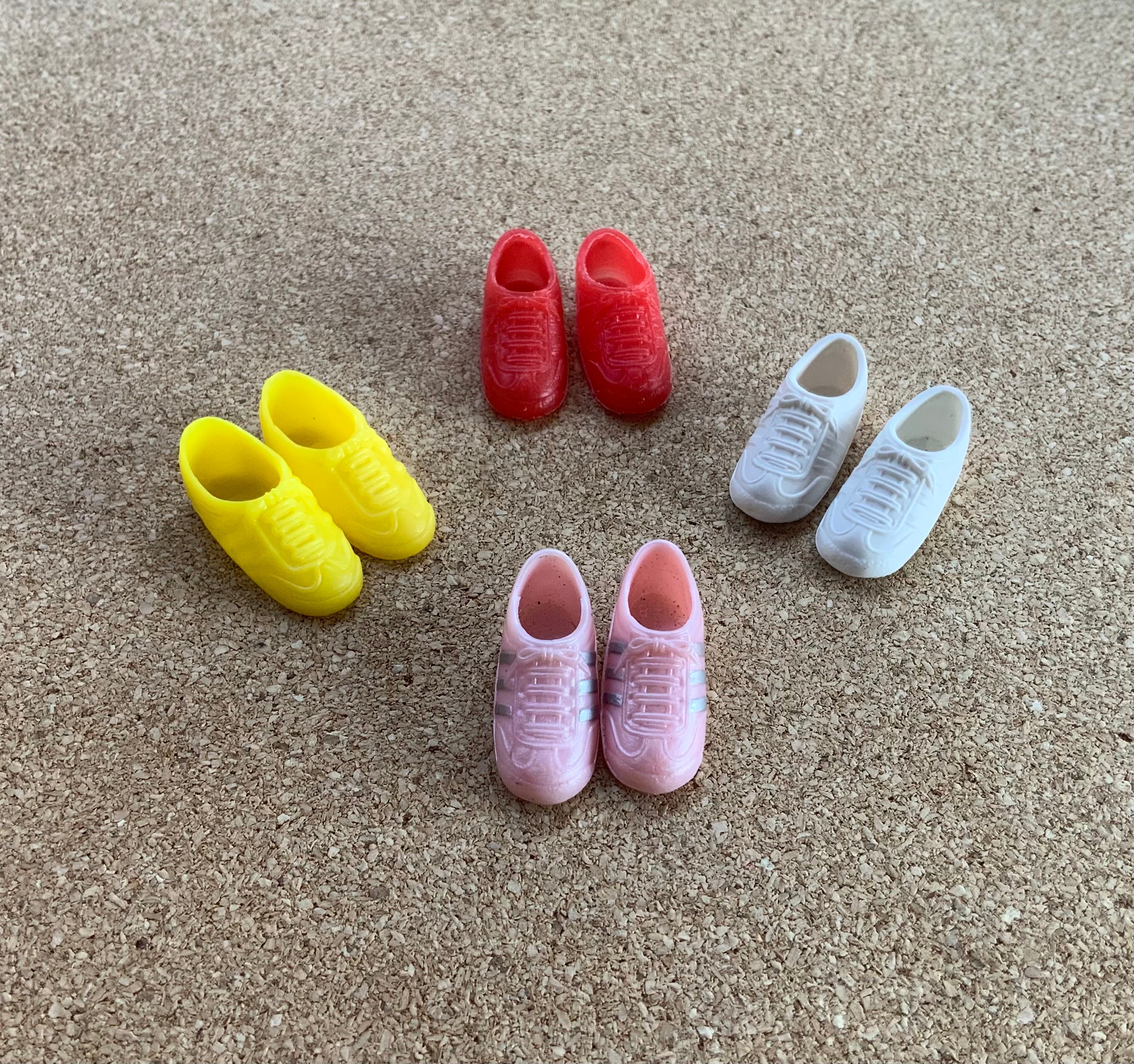 Flat Feet Barbie Shoe Etsy