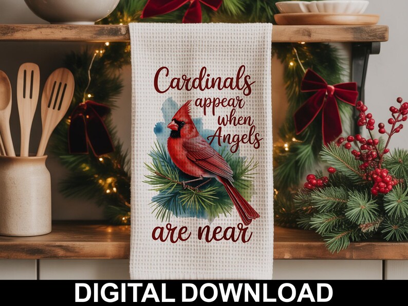 Cardinal Memorial PNG, Cardinals Appear When Angels Are Near, in Loving ...