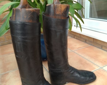 Vintage Riding Boots & Trees