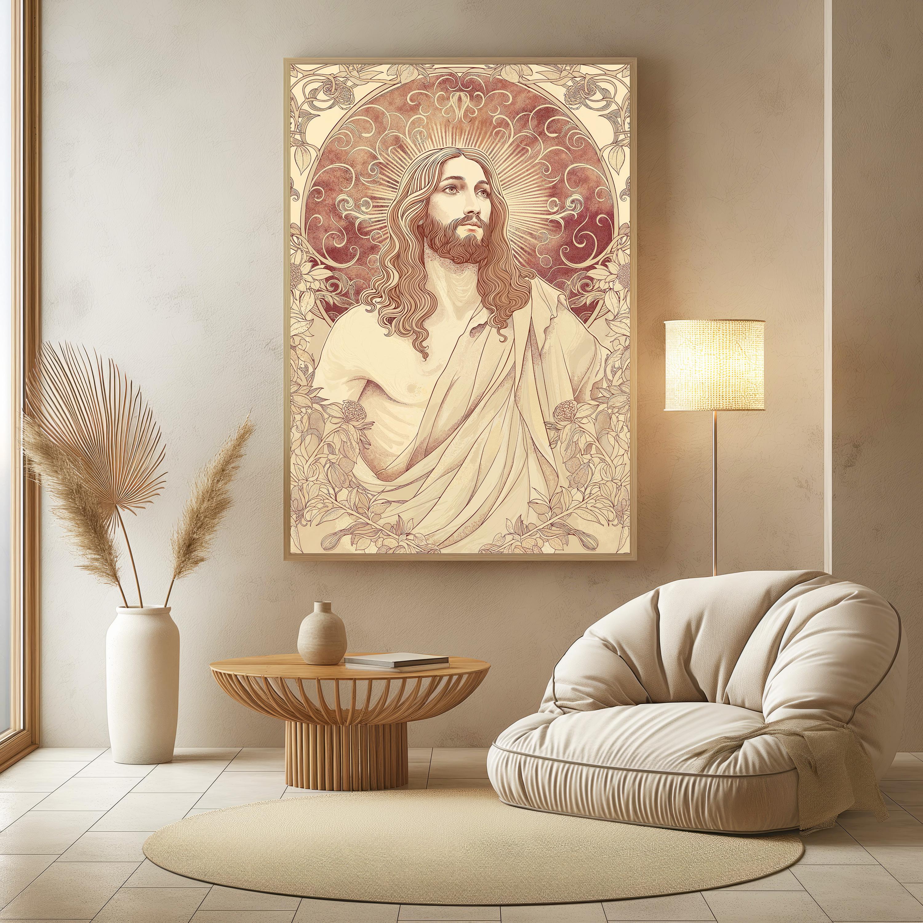 Jesus Printable Wall Art 8K Digital Artwork Prints Instant Download ...