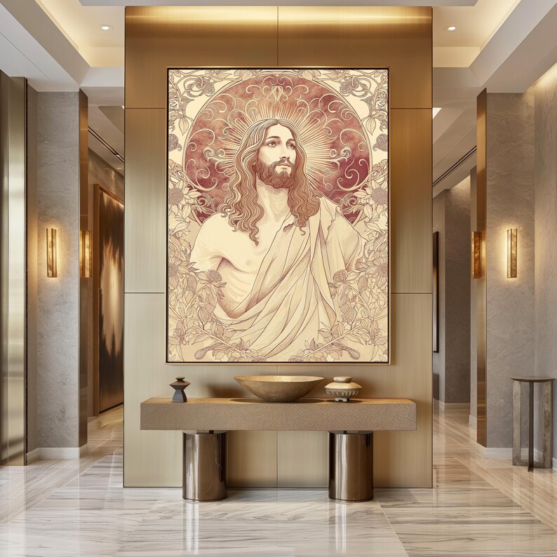 Jesus Printable Wall Art 8K Digital Artwork Prints Instant Download ...