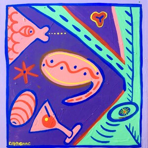 Trash Not Garbage / original painting / important distinction / 5549