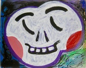 Keep That Smile Going original painting happy for ever after 4893